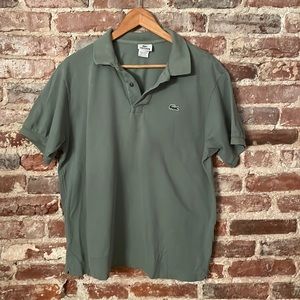 MENS GREEN LACOSTE POLO - SIZE LARGE (6)